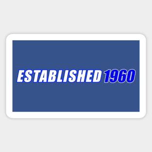 Established 1960 Sticker